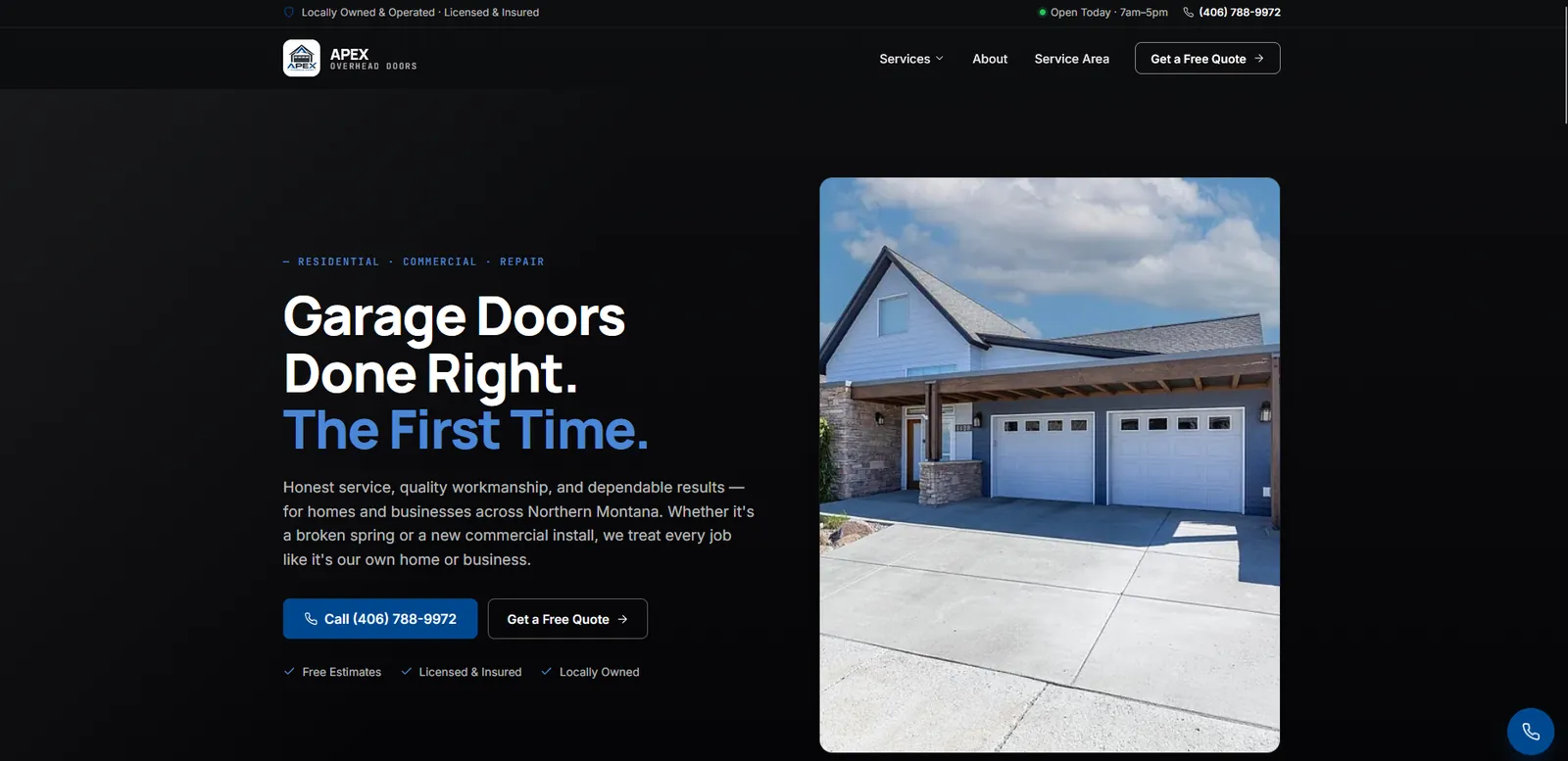 Apex Industries website