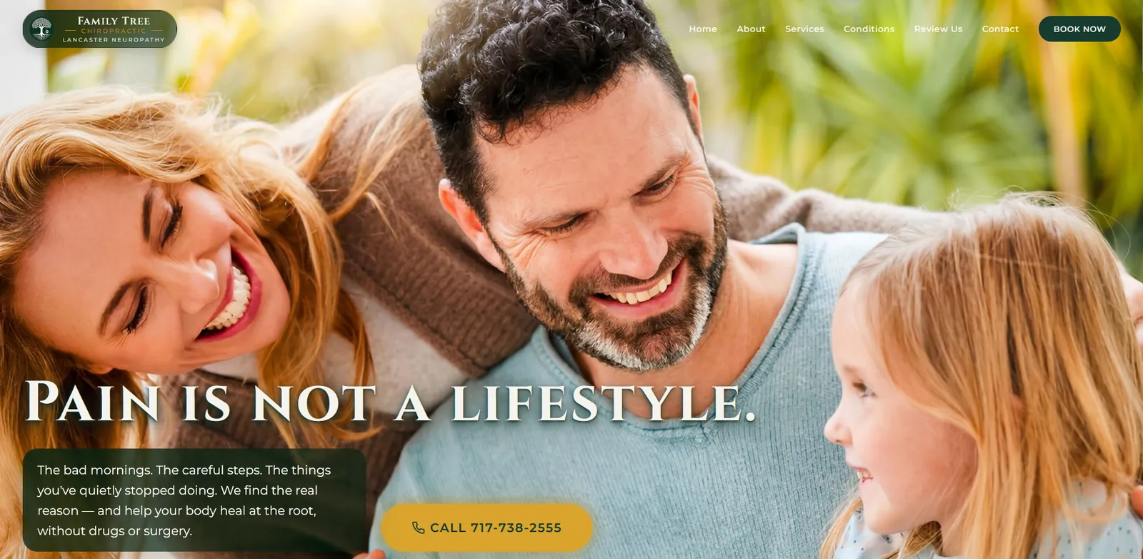 Family Tree Chiropractic website